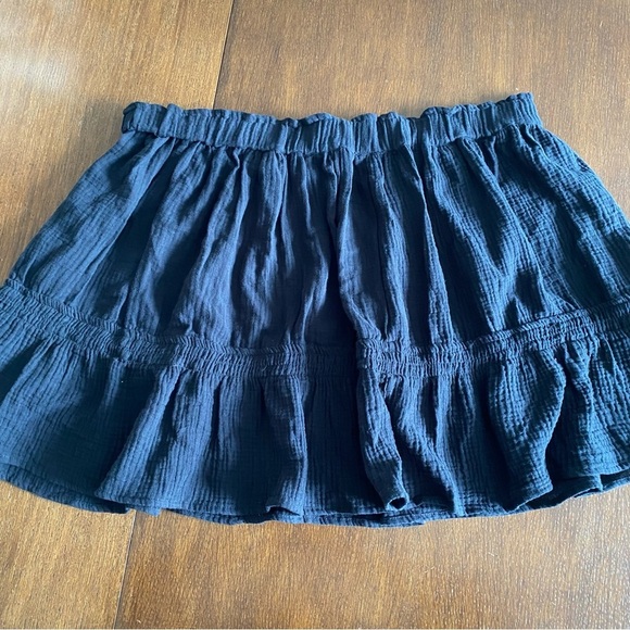 Cotton On Curve Frill Black Mini Skirt New Size 18 - Picture 4 of 11